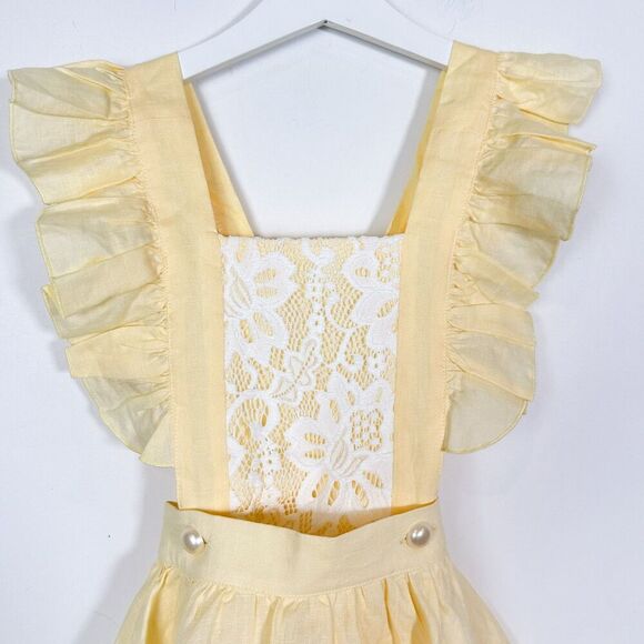 NWT Stella Phoenix Amelie Linen Ruffle Dress 4 - Picture 3 of 9